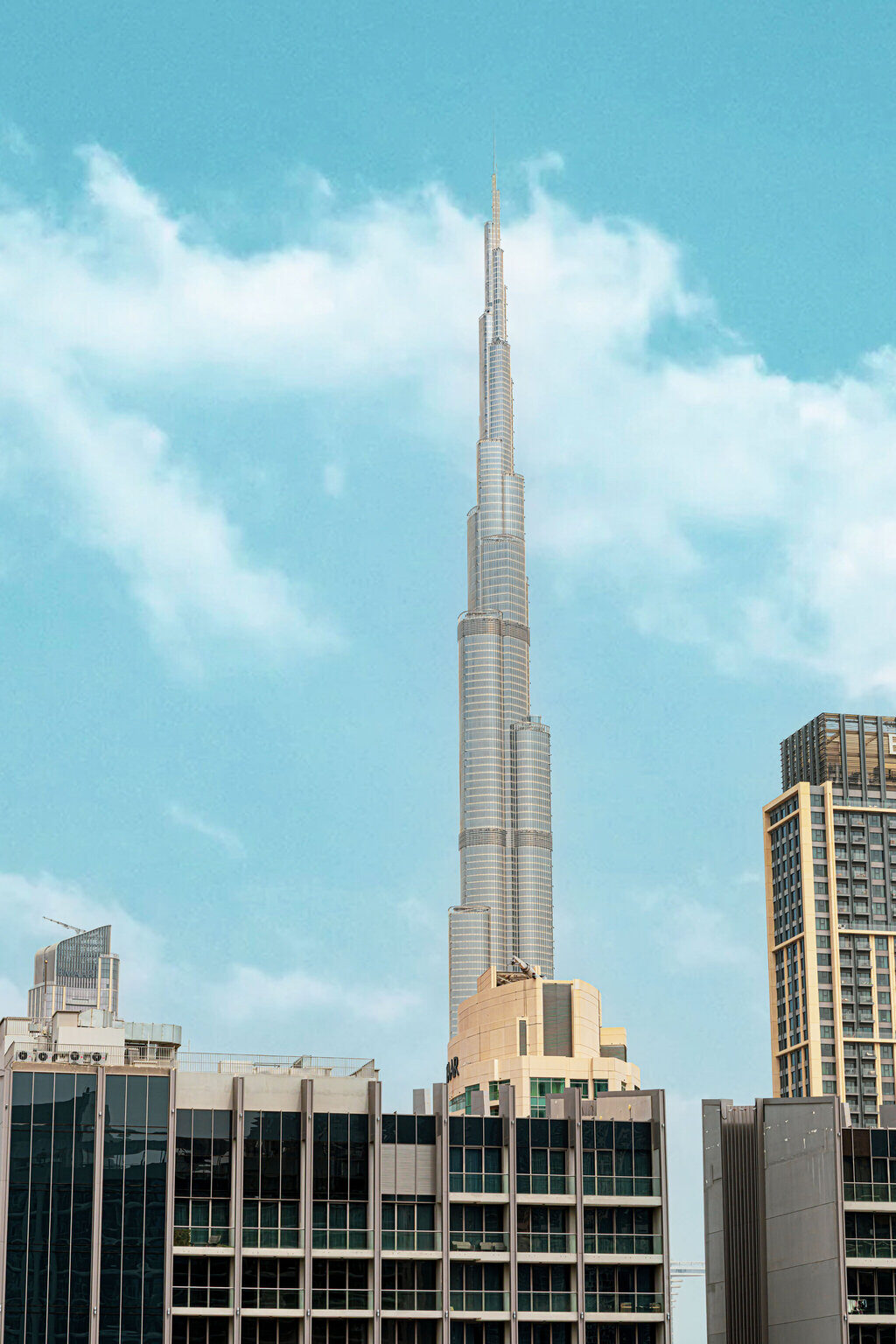 Close view of Burj Khalifa